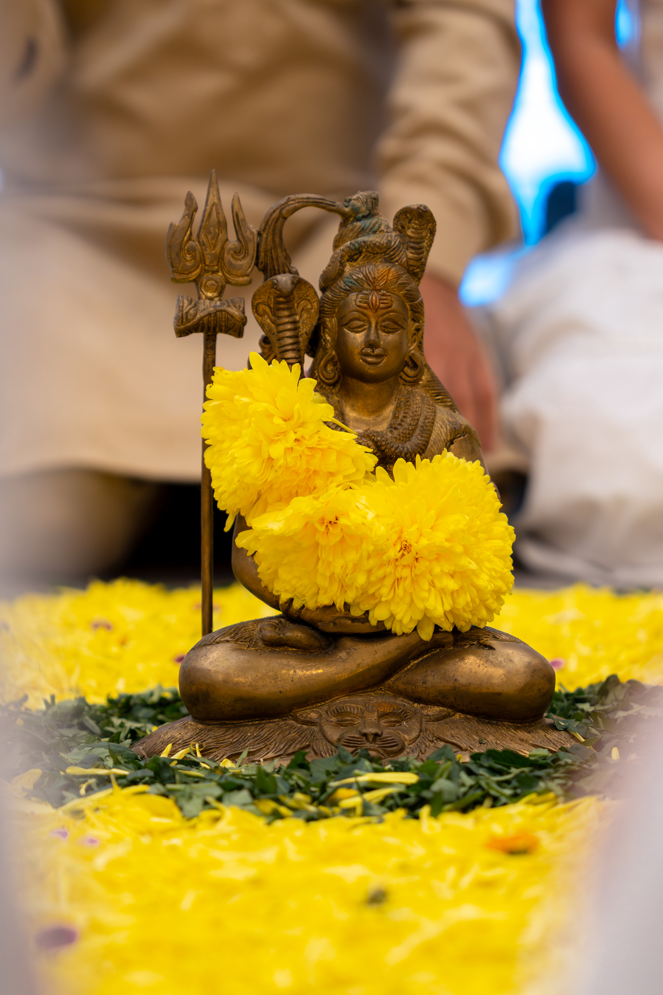 Traditional Yoga Fire Ceremony at Yoga School